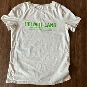 HELMUT LANG Logo print tshirt